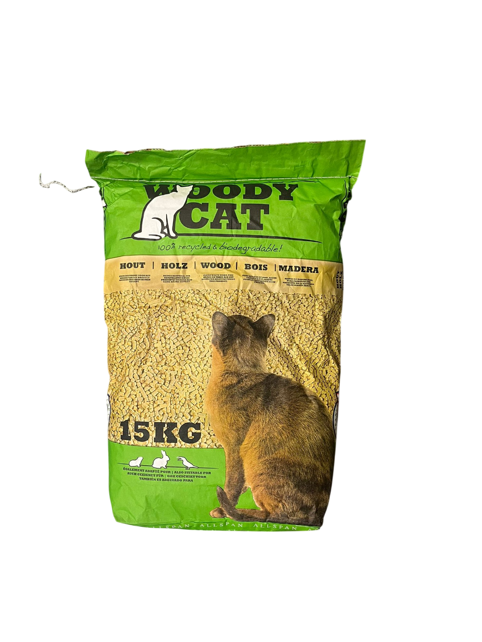 Woodycat Kattenbakvulling 25L